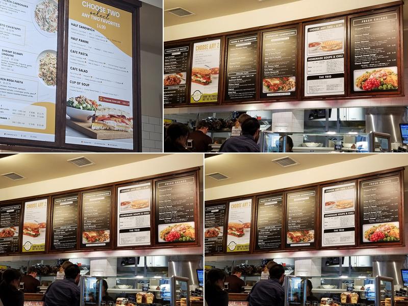Corner Bakery Cafe Menu