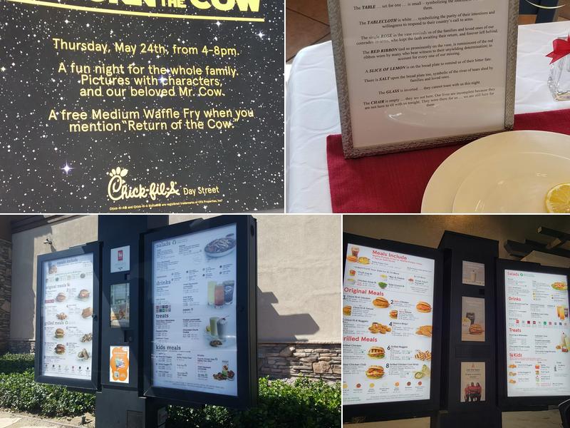 Chick-fil-A Menu