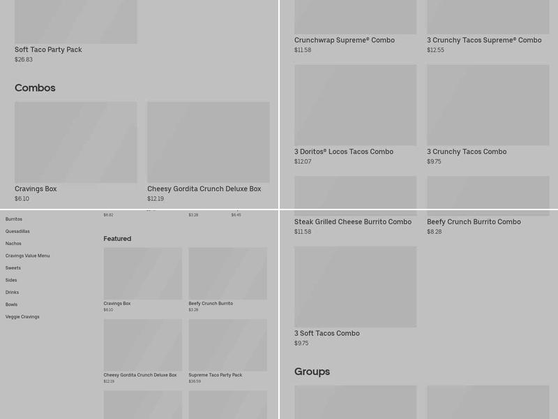 Taco Bell Menu