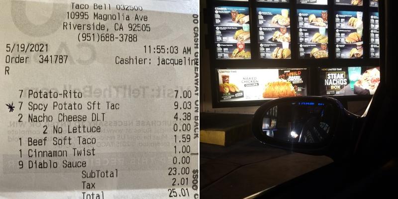 Taco Bell Menu