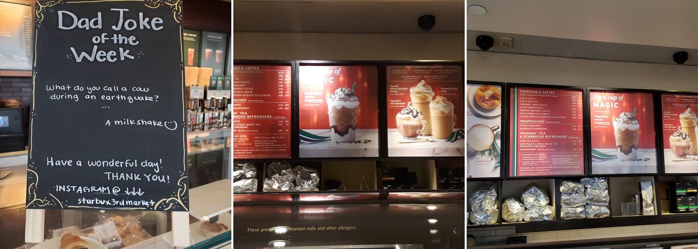 Starbucks Coffee Company Menu