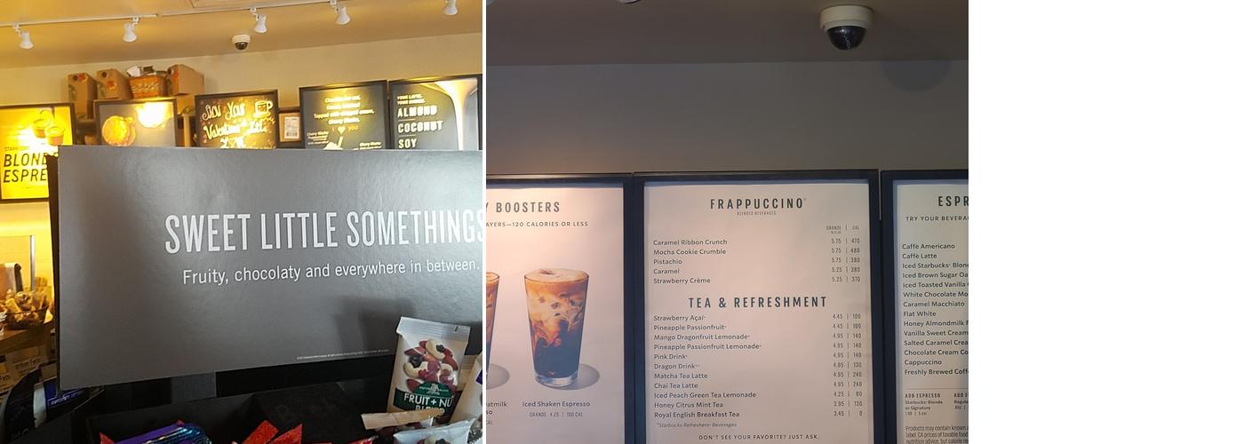 Starbucks Coffee Company Menu