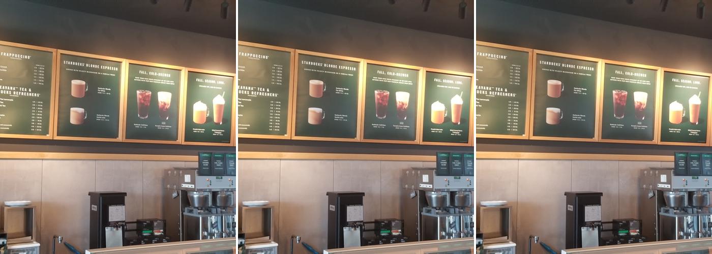Starbucks Menu