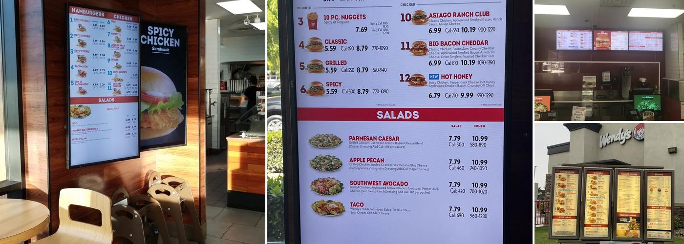 Wendy's Menu