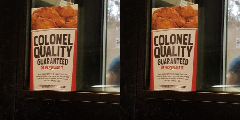 KFC Menu