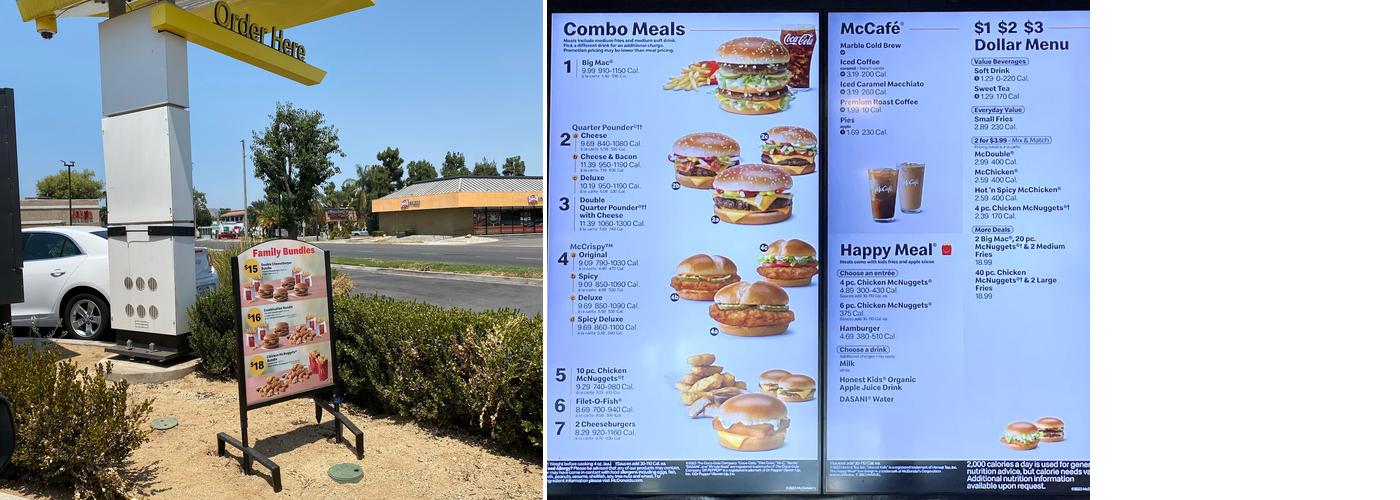 McDonald's Menu