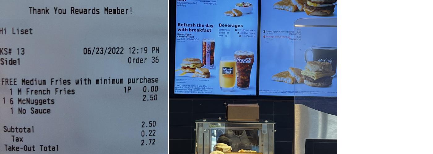 McDonald's Menu