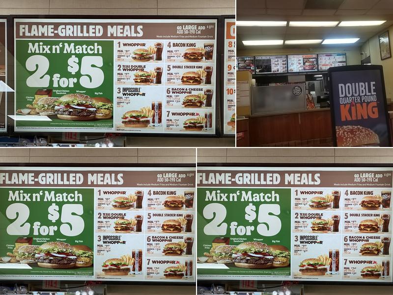 Burger King Menu