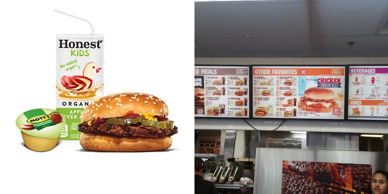 Burger King Menu