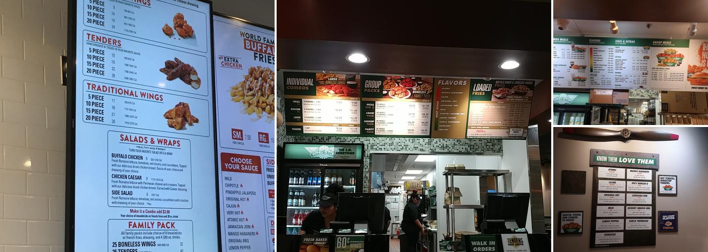 Wingstop Menu
