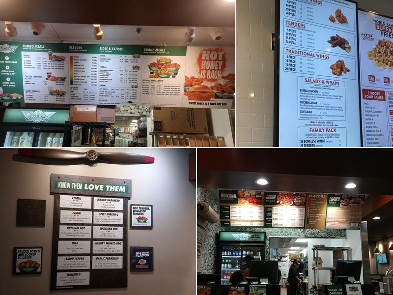 Wingstop Menu