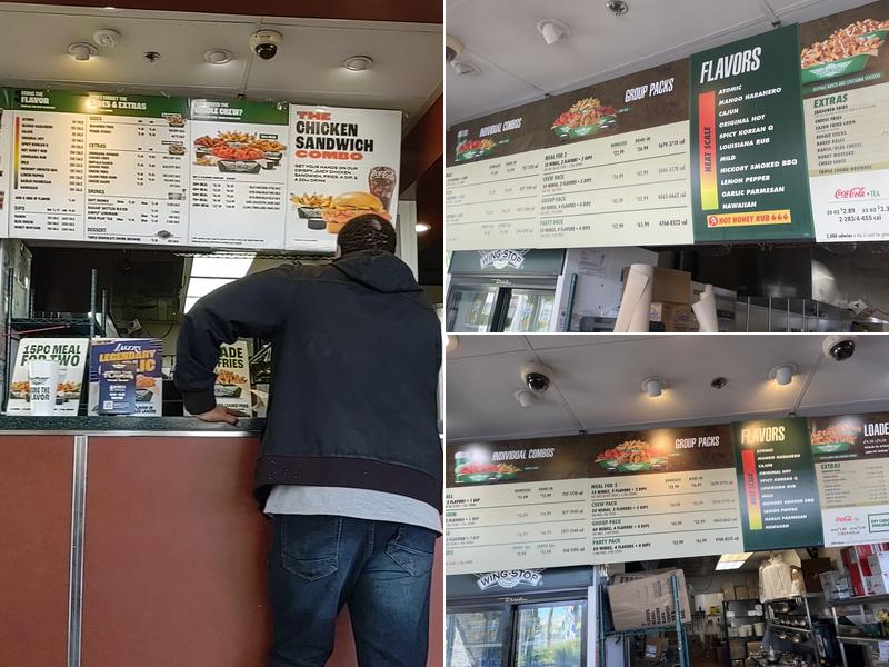 Wingstop Menu
