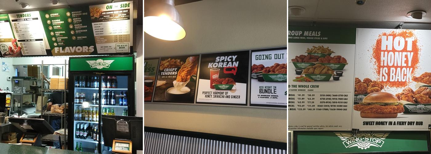 Wingstop Menu