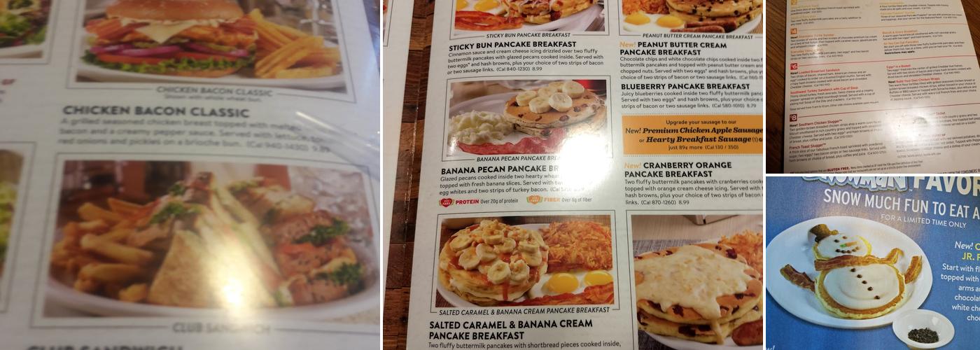 Denny's Menu