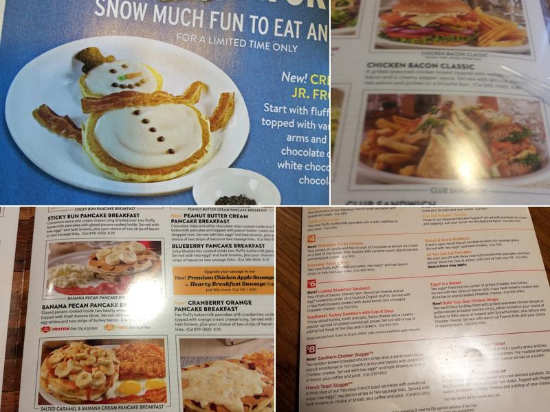 Denny's Menu