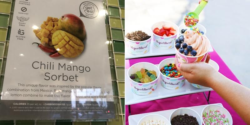 Yogurtland Riverside Campus Menu