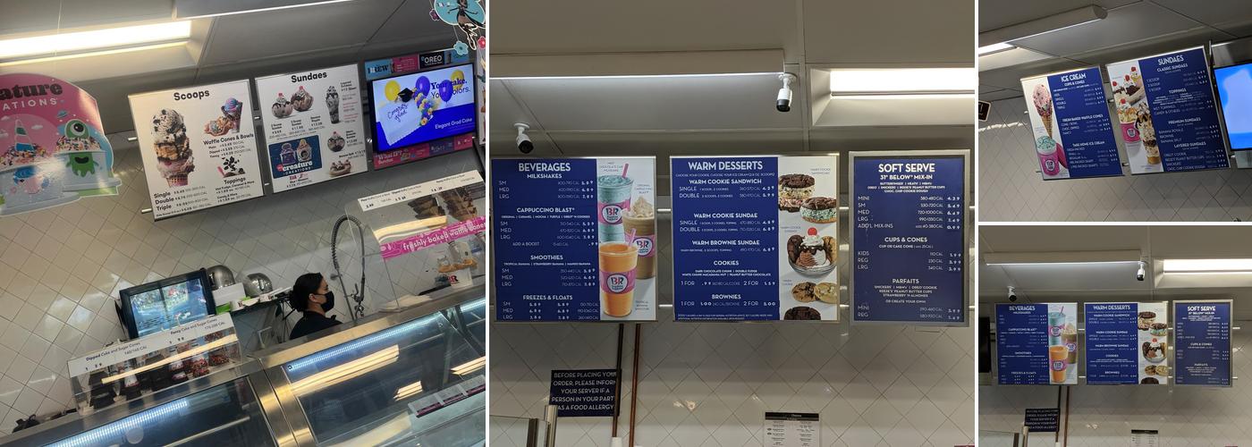 Baskin-Robbins Menu
