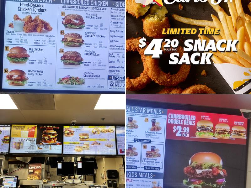 Carl’s Jr. Menu