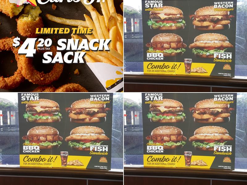 Carl’s Jr. Menu