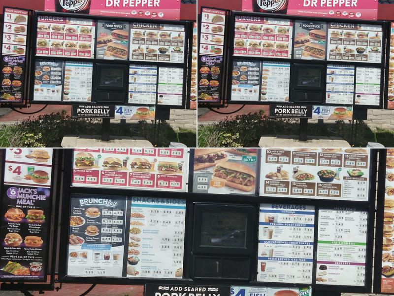 Jack In The Box Menu