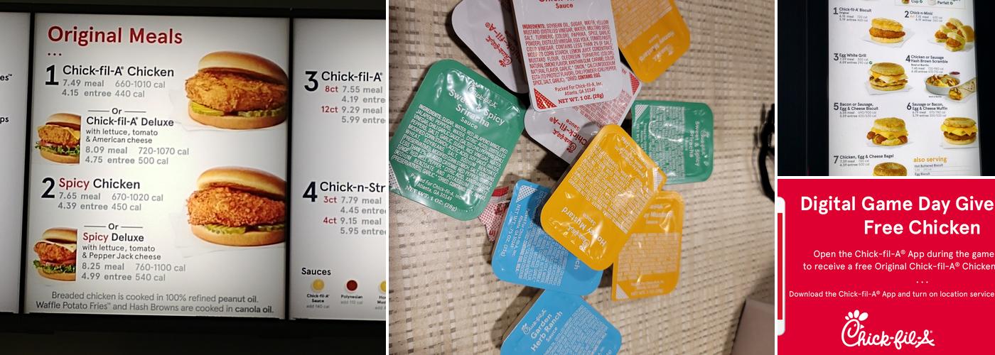 Chick-fil-A Menu