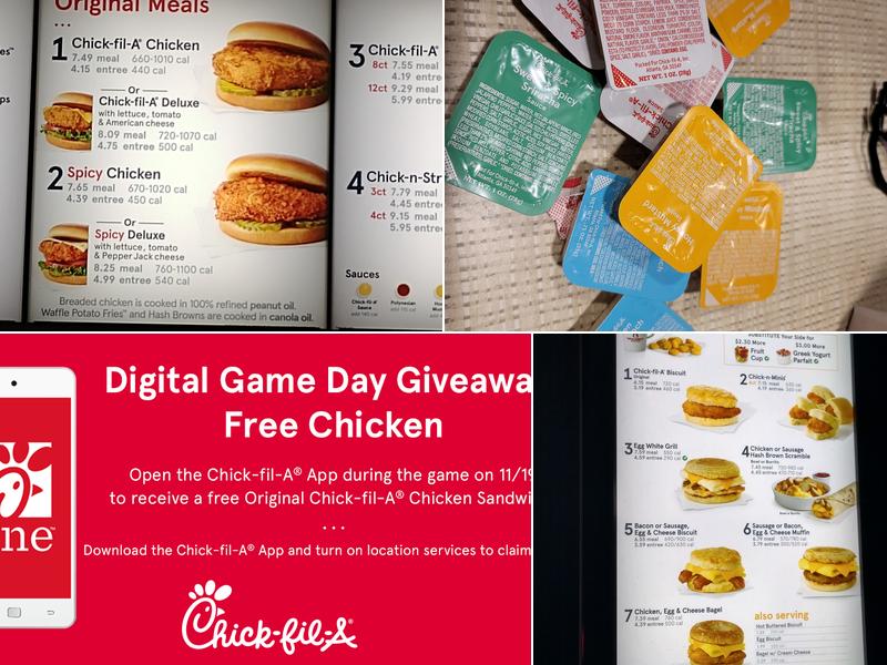 Chick-fil-A Menu