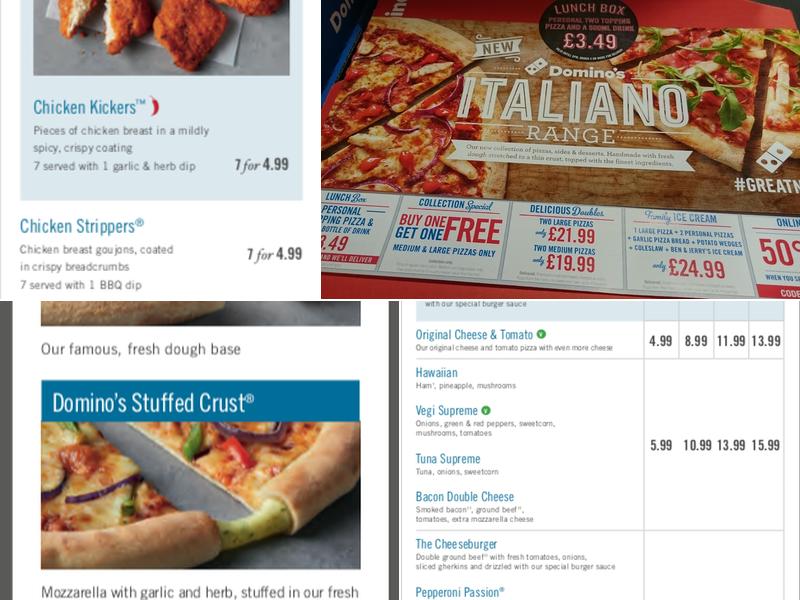 Domino's Pizza - Doncaster Menu