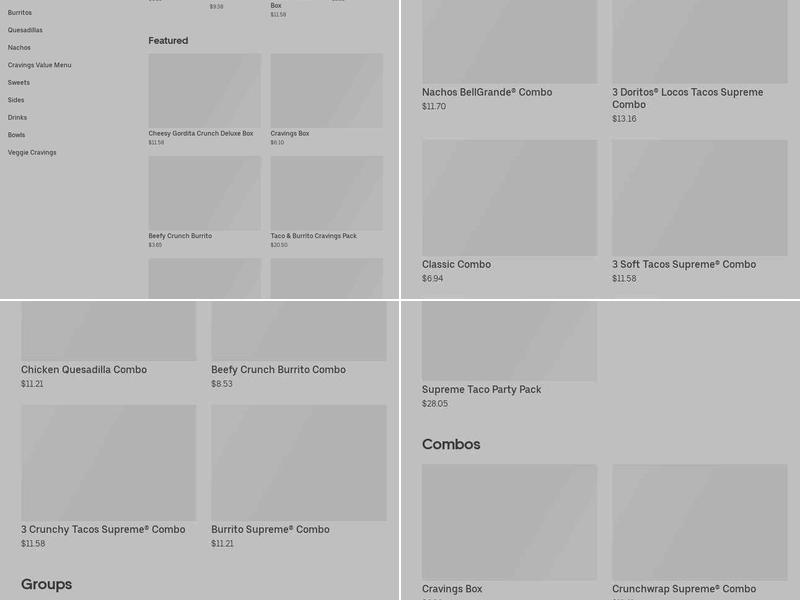 Taco Bell Menu