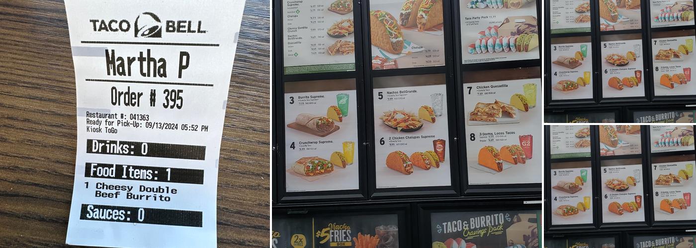 Taco Bell Menu