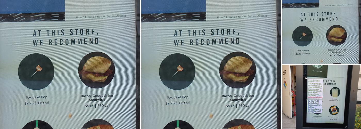 Starbucks Menu
