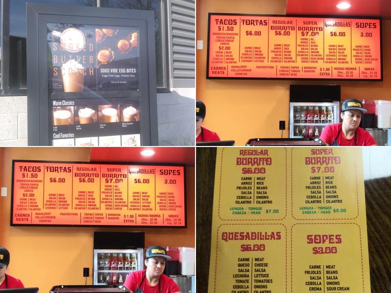 Starbucks Coffee Company Menu
