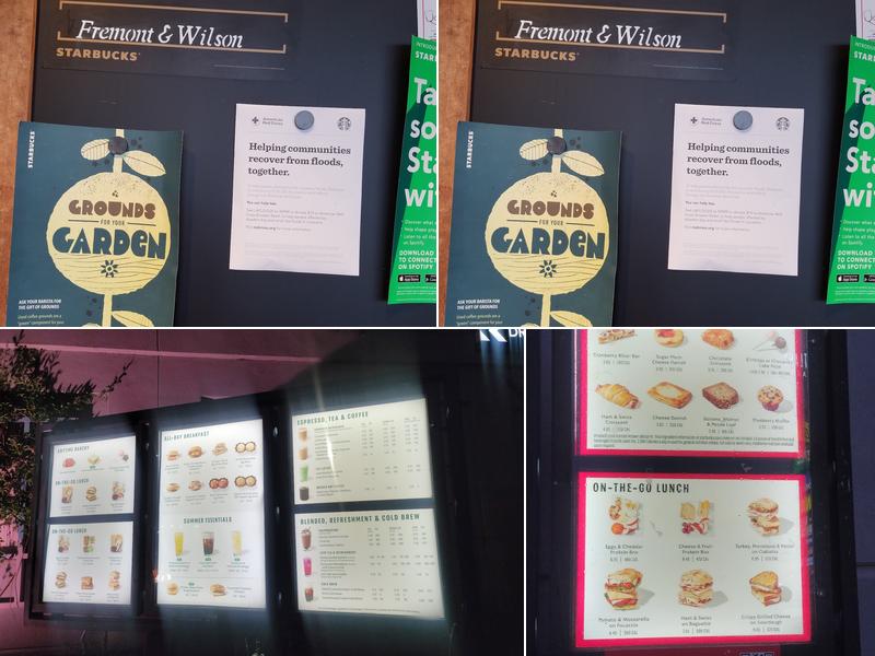 Starbucks Menu