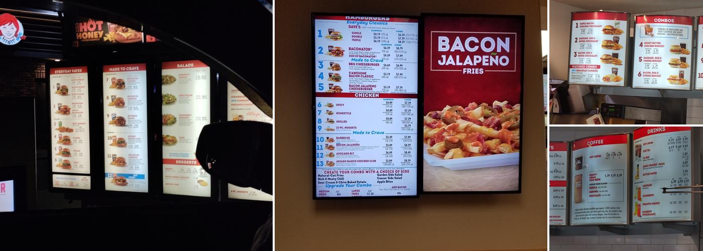 Wendy's Menu