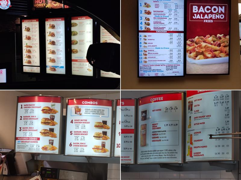 Wendy's Menu