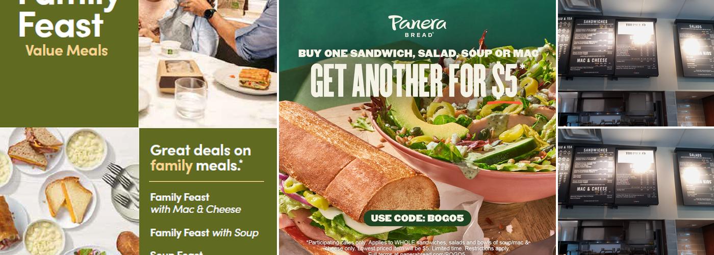 Panera Bread Menu