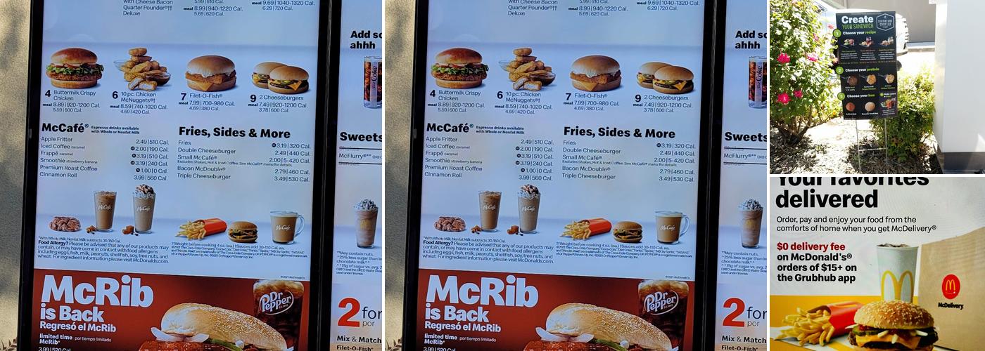 McDonald's Menu
