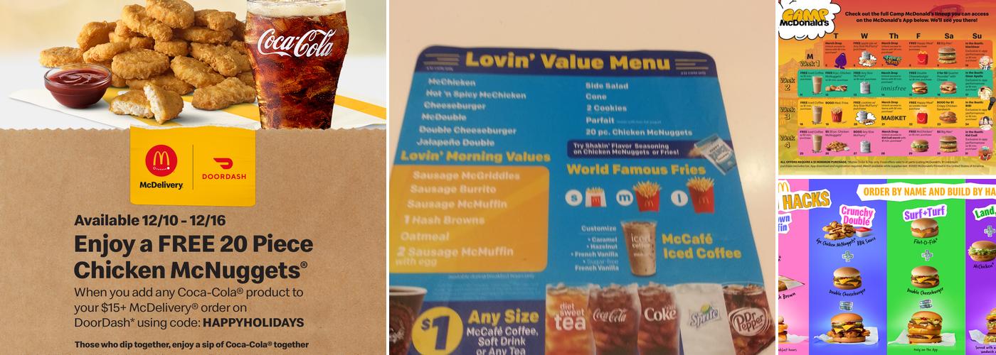 McDonald's Menu