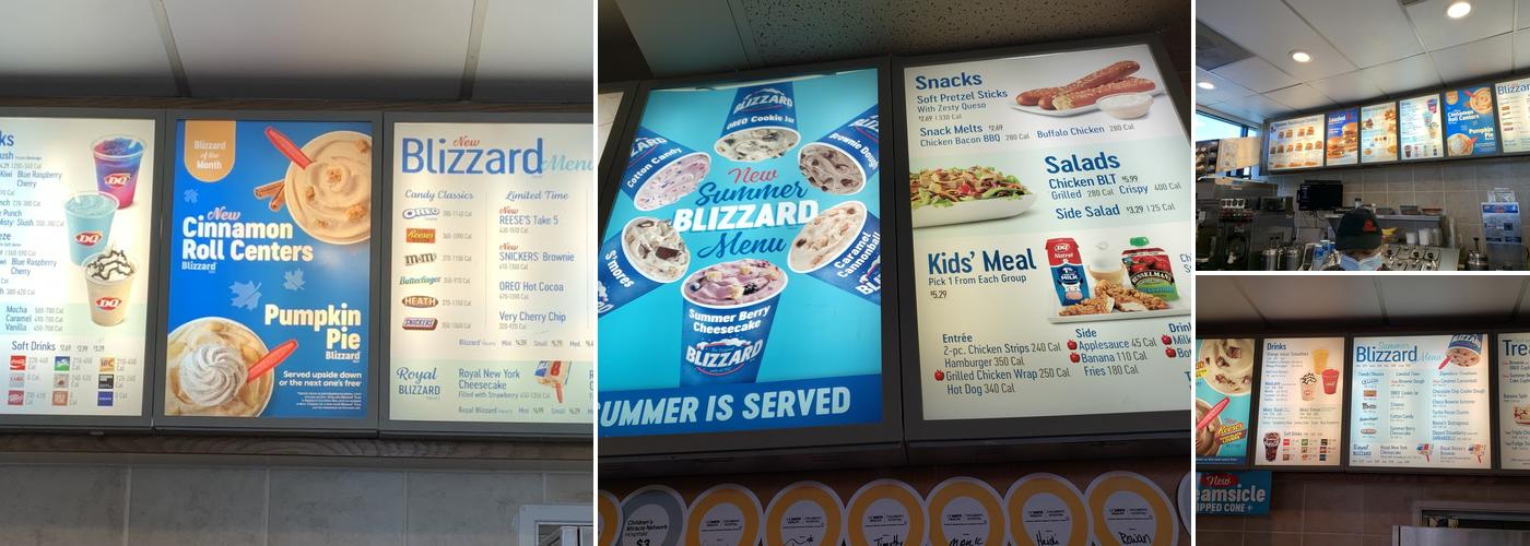 Dairy Queen Grill & Chill Menu
