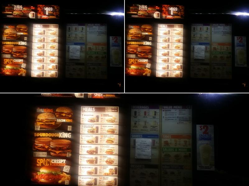Burger King Menu