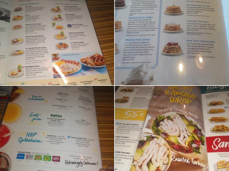 IHOP Menu