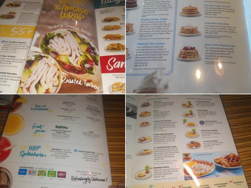 IHOP Menu