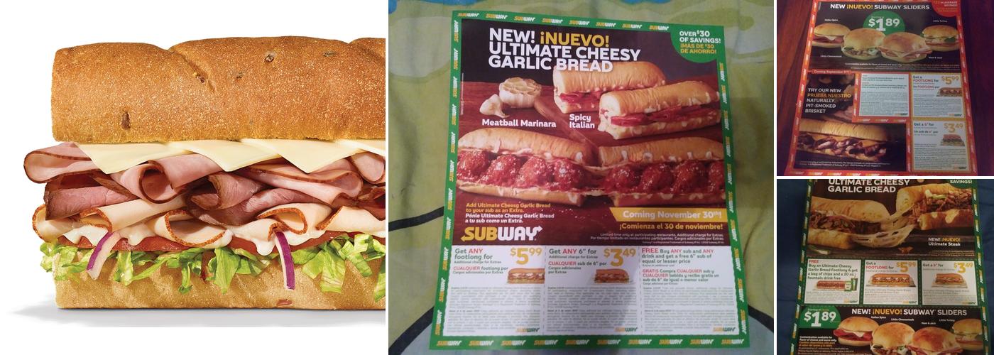 Subway Menu