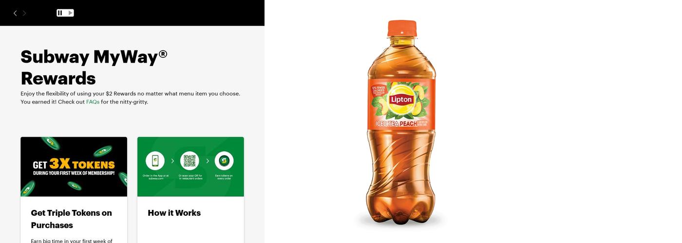 Subway Menu