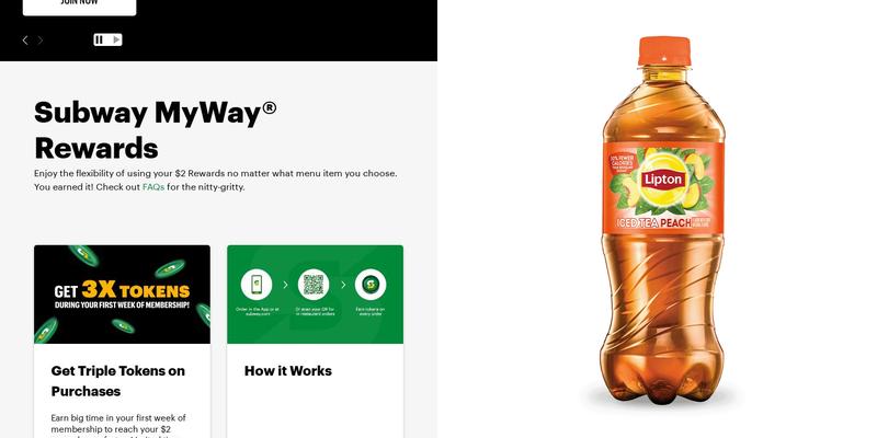 Subway Menu