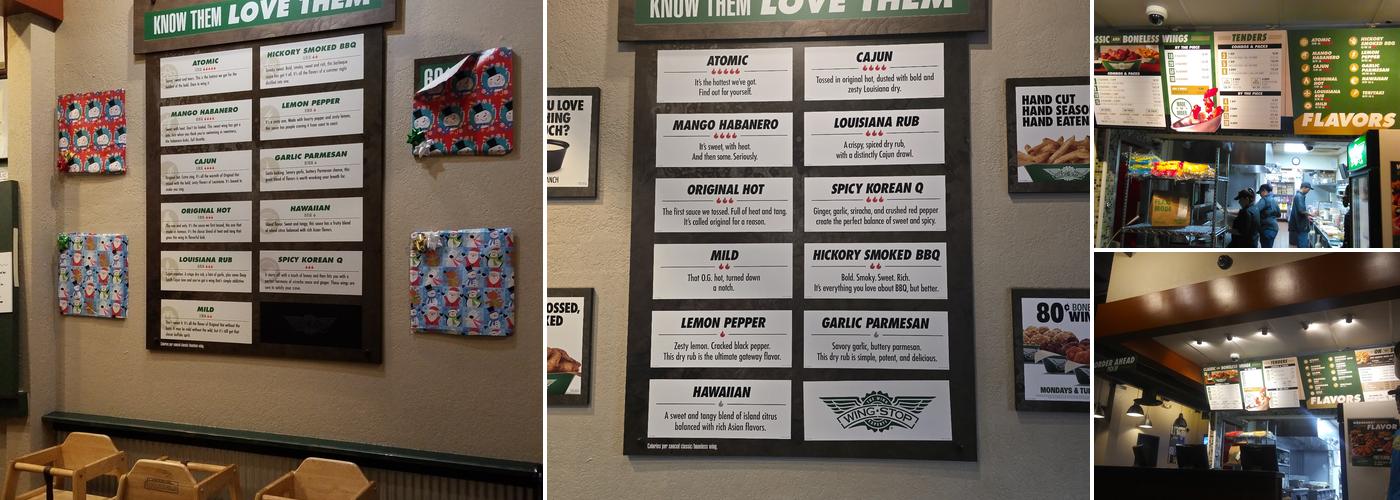 Wingstop Menu