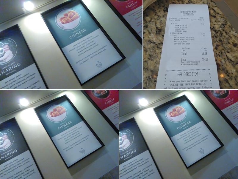 Panda Express Menu