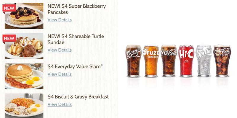 Denny's Menu