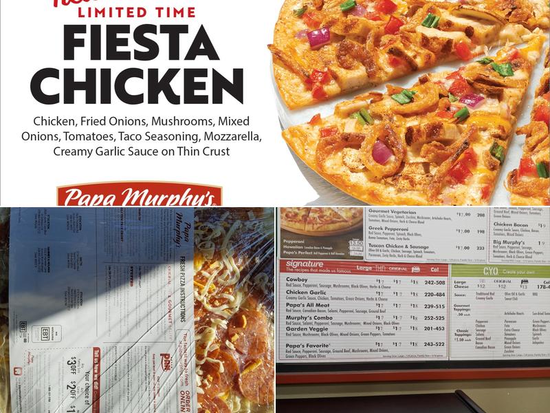 Papa Murphy's | Take 'N' Bake Pizza Menu