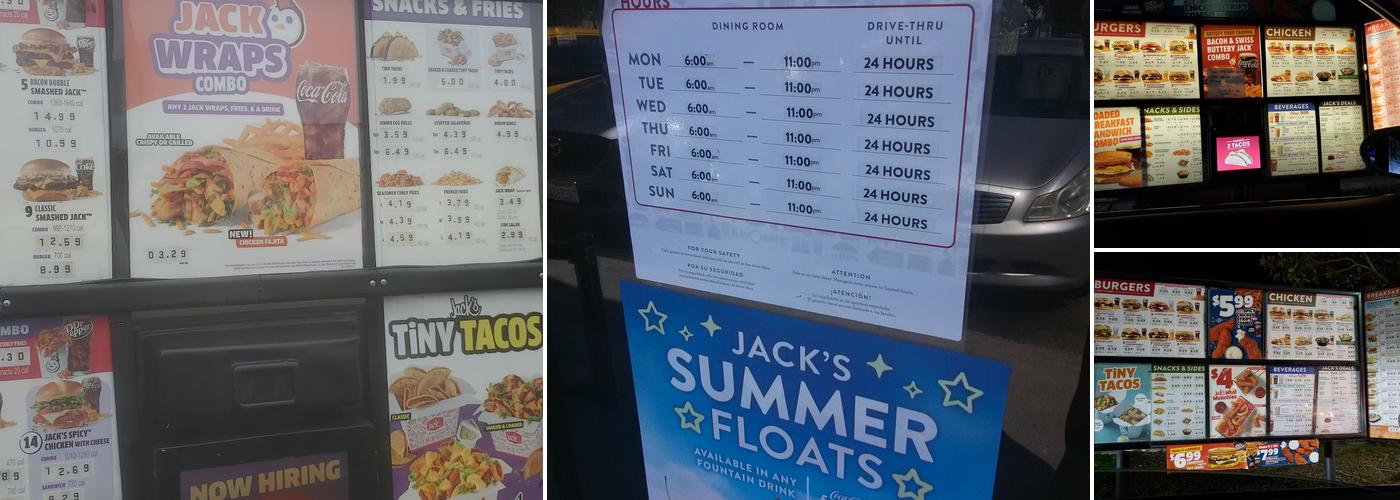 Jack in the Box Menu