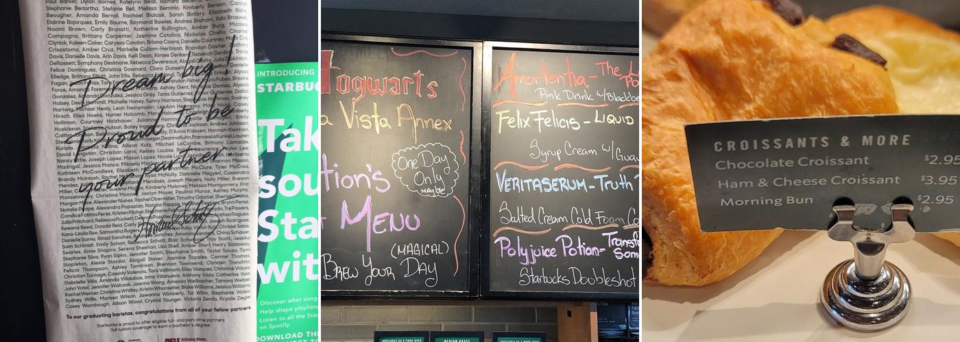 Starbucks Coffee Company Menu